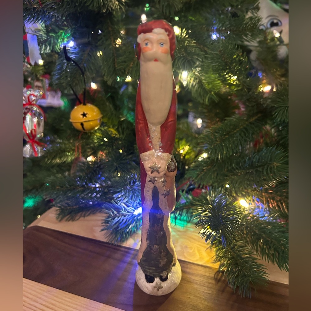 4/$20❄️ 🎄⛪️Old World Father Christmas Santa Belsnickel Figurine 9.75" h